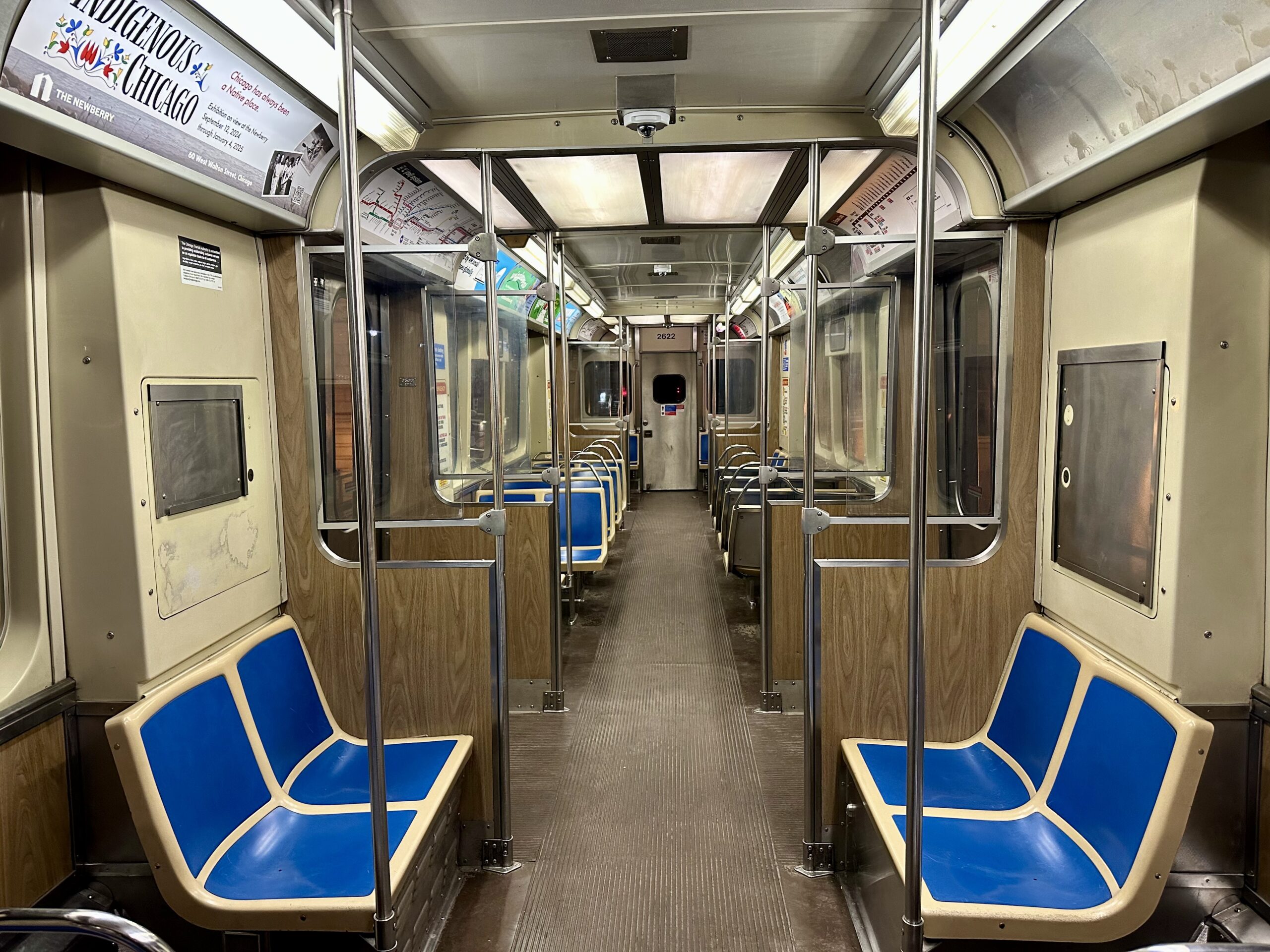 Simple Pleasures. Empty CTA Carriage With No Suspicious Smells. 